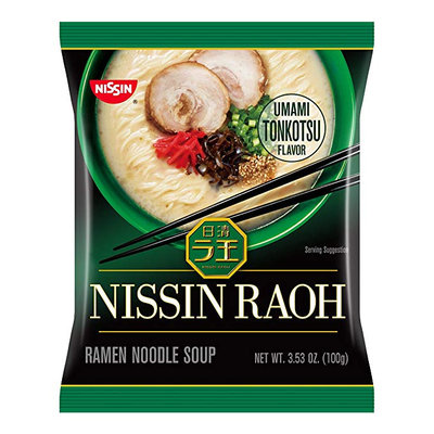 NISSIN RAOH Ramen Noodle Soup, Umami Tonkotsu