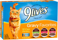 9 Lives® Gravy Favorites Cat Food Variety Pack 12-5.5 oz. Cans