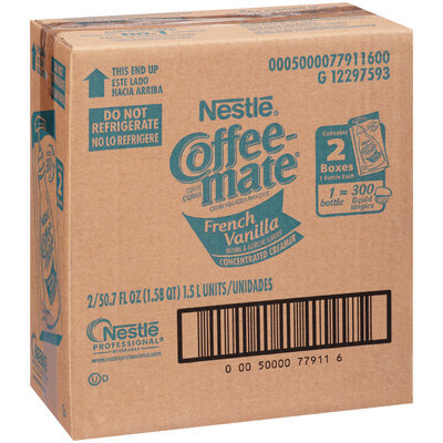 COFFEE-MATE French Vanilla Liquid Coffee Creamer 50.7 fl. oz. Pump