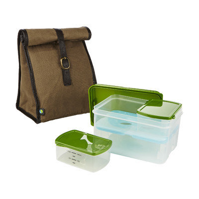 Fit & Fresh Men's 6 Piece Classic Lunch Bag Set