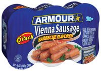 Armour Barbeque Flavored Vienna Sausage 30 Oz Package
