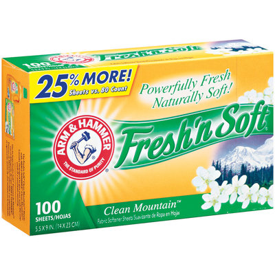 ARM & HAMMER™ Sheets Fresh'n Soft Clean Mountain Fabric Softener