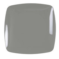 Fineline Settings, Inc Renaissance 10 Rounded Square China-Like Plates (Pack of 120), Silver