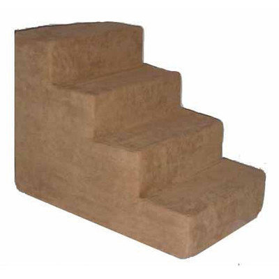 Best Pet Supplies ST2054S Pet Stairs in Light Brown with 4 Steps