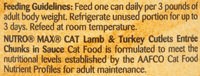 Nutro® MAX® CAT Adult Lamb & Turkey Cutlets Entree Chunks in Sauce Cat Food 3 oz. Can