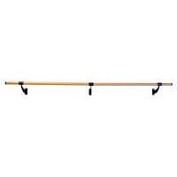 Vitavibe Wall Barre Series Traditional Wood Single Bar Fixed Height Ballet Barre Kit Size: 5 ft.