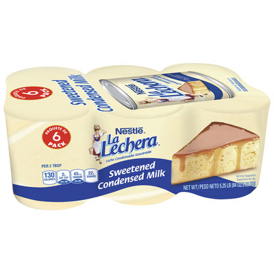 Nestlé LA LECHERA Sweetened Condensed Milk, 6 - 14 oz Cans
