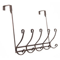 Richards Homewares Vibrance 2 x 5 Over the Door Hook Finish: Gun Metal