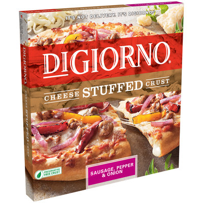 DIGIORNO Cheese Stuffed Crust Sausage, Pepper & Onion Pizza 28.5 oz. Box