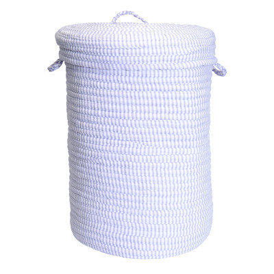 Colonial Mills Solid Ticking Storage Hamper Color: Gray