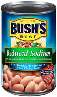 Bush's Best® Reduced Sodium Cannellini Beans White Kidney Beans 15.5 oz. Can