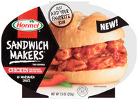 Hormel® Sandwich Makers® Chicken in Marinara Sauce 7.5 oz. Tray