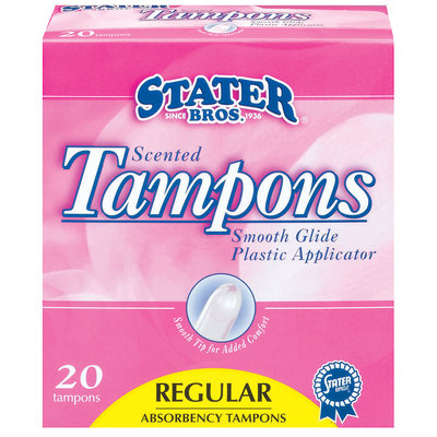 Stater Bros. Regular Scented Tampons 20 Ct Box