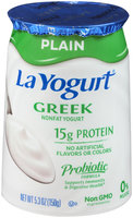 La Yogurt® Plain Greek Nonfat Yogurt 5.3 oz. Cup