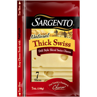 Sargento® Natural Swiss Thick Deli Style Slices
