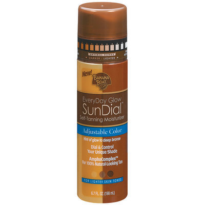 Banana Boat Everyday Glow Sundial Adjustable Color Self Tanning Moisturizer
