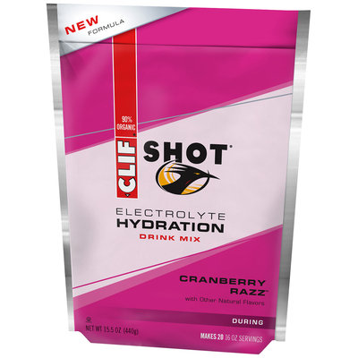 CLIF Shot® Electrolyte Hydration Cranberry Razz™ Drink Mix 15.5 oz. Pouch