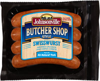 Johnsonville Butcher Shop Style Smoked Swisswurst 14oz pkg (101874)