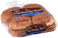 Great Value™ Whole Wheat Hamburger Buns 8 ct. 15 oz. Package