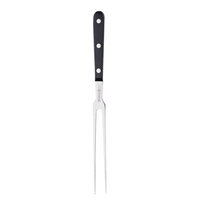 Mundial 5100 Series Black Carving Fork with Straight Tines