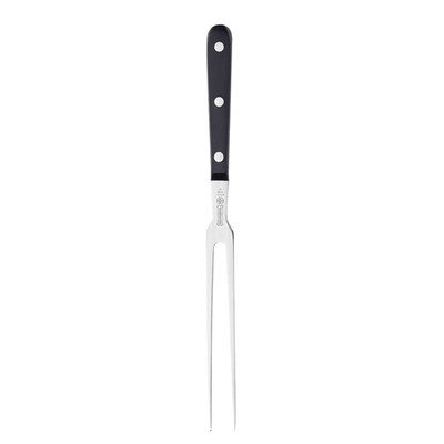 Mundial 5100 Series Black Carving Fork with Straight Tines
