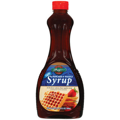 Haggen Pancake & Waffle Light Syrup 24 Oz Plastic Bottle