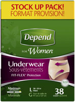 Depend for Women L Maximum Absorbency Underwear 38 ct Pack