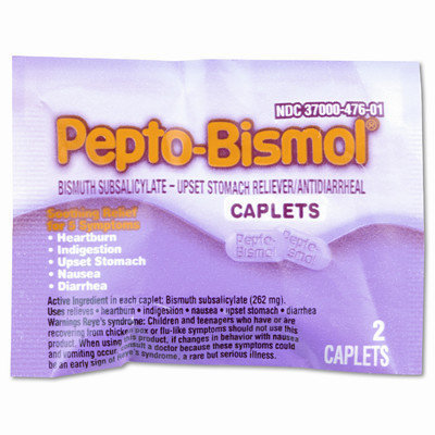 PhysiciansCare Johnson & Johnson Pepto Bismol Tablets, 25 per Box