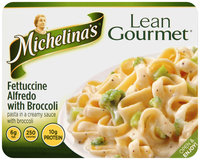 Michelina's® Lean Gourmet® Fettuccine Alfredo with Broccoli 9 oz. Tray
