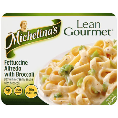 Michelina's® Lean Gourmet® Fettuccine Alfredo with Broccoli 9 oz. Tray