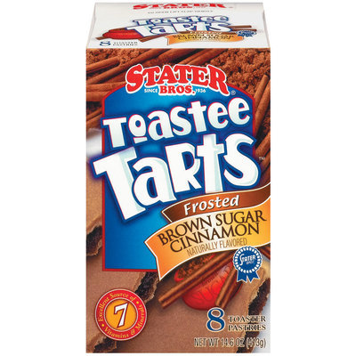 Stater Bros. Frosted Brown Sugar Cinnamon 8 Ct Toastee Tarts 14.6 Oz Box