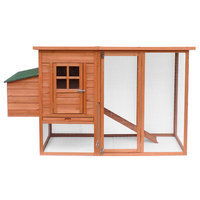 Merax Large Wooden Chicken Coop with Nesting Box