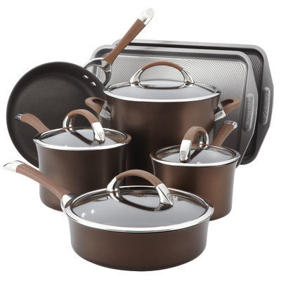 Circulon Symmetry Nonstick Hard-Anodized 11-pc. Cookware Set