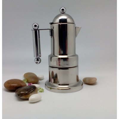 5th Ave Store Stainless Stovetop 2 Cup Espresso Maker