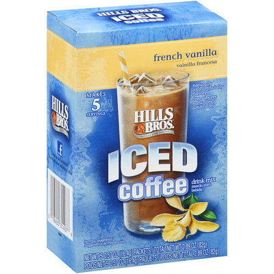 Hills Bros. ® Iced Coffee French Vanilla 0.57 oz 5 ct Box