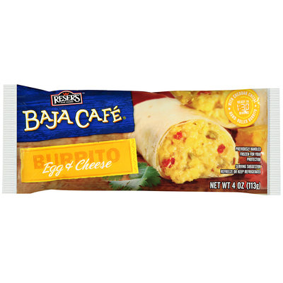 Baja Cafe® Egg & Cheese Burrito 4 oz. Wrapper