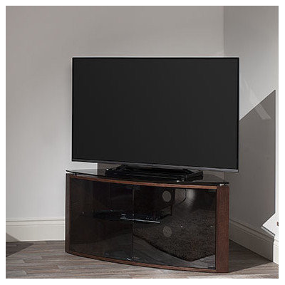 Techlink B6LO Bench Light Oak Corner TV Stand - Screens up to 55