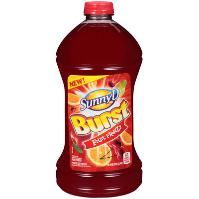 Sunny D® Burst Fruit Frenzy Fruit Punch 96 fl. oz. Plastic Bottle