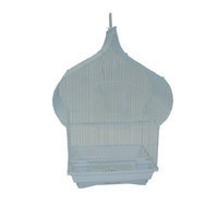 Yml Taj Mahal Top Shape Bird Cage Color: White