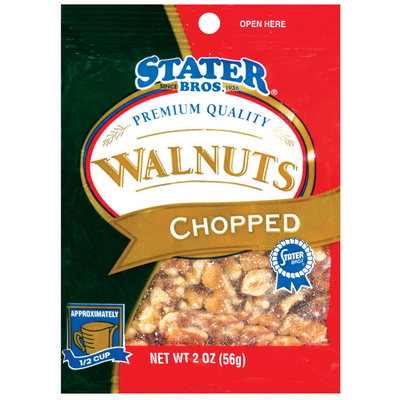 Stater Bros. Chopped Walnuts 2 Oz Peg