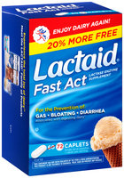 Lactaid® Fast Act Lactase Enzyme Supplement Caplets 72 ct. Box