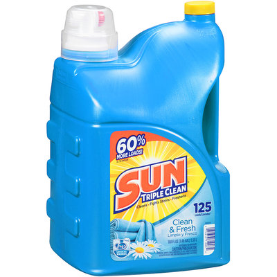 SUN® Clean & Fresh Laundry Detergent 125 Loads 188 fl. oz. Jug