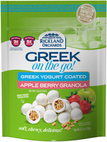 Rickland Orchards™ Greek On The Go!™ Greek Yogurt Coated Apple Berry Granola Bites 6.5 oz. Bag