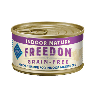 THE BLUE BUFFALO CO. BLUE™ Freedom® Grain-Free Indoor Chicken Recipe For Mature Cats