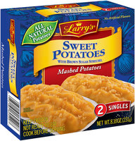 Larry's® Sweet Potatoes with Brown Sugar Streusel Mashed Potatoes 2 ct. Box