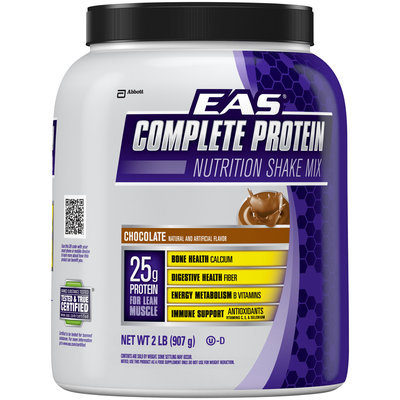 EAS® Complete Protein Chocolate Nutrition Shake Mix 2 lb. Canister