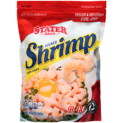 Stater Bros.® Cooked Shrimp 12 oz. Bag