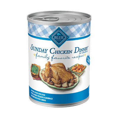 THE BLUE BUFFALO CO. BLUE™ Family Favorite Recipes® Sunday Chicken Dinner For Adult Dogs