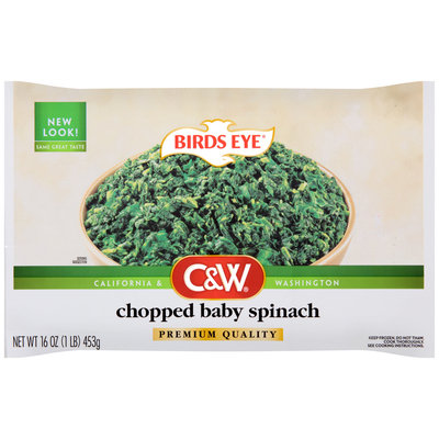 Birds Eye® C&W® Chopped Baby Spinach 16 oz. Bag