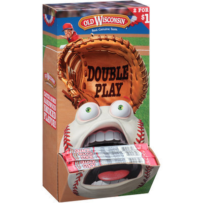 Old Wisconsin® Double Play Original Snack Stick Gravity Feed Display
